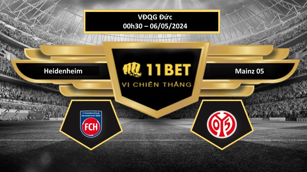 Tip bóng đá Heidenheim vs Mainz 05, hôm nay 06/05/2024 11bet