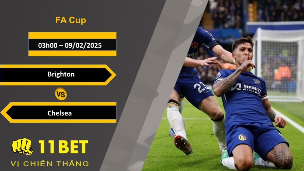 Soi kèo Brighton vs Chelsea, 03h00, 09/02/2025 11bet